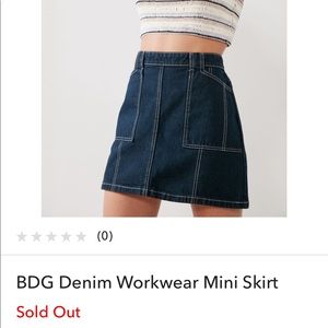 urban outfitters BDG denim skirt